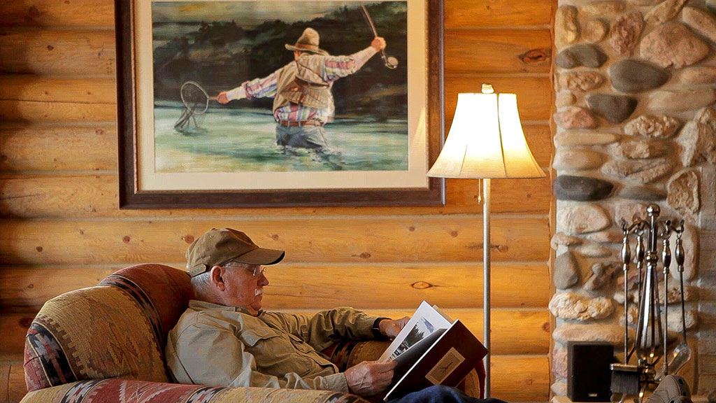 At-home feeling when staying at the bighorn river lodge
