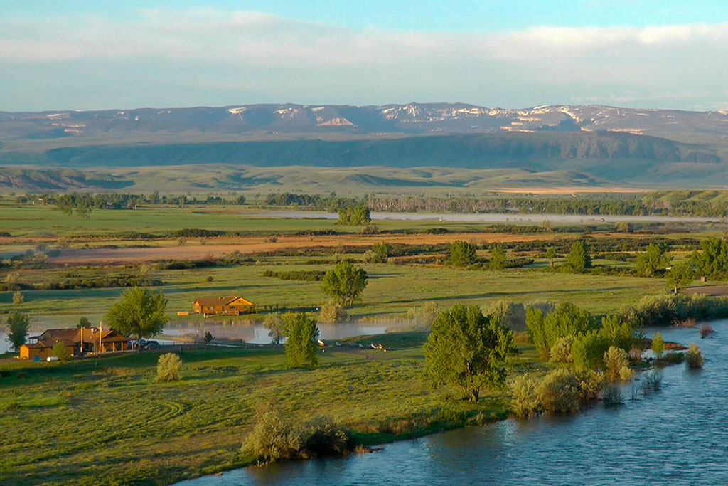 Representation of historic Montana view